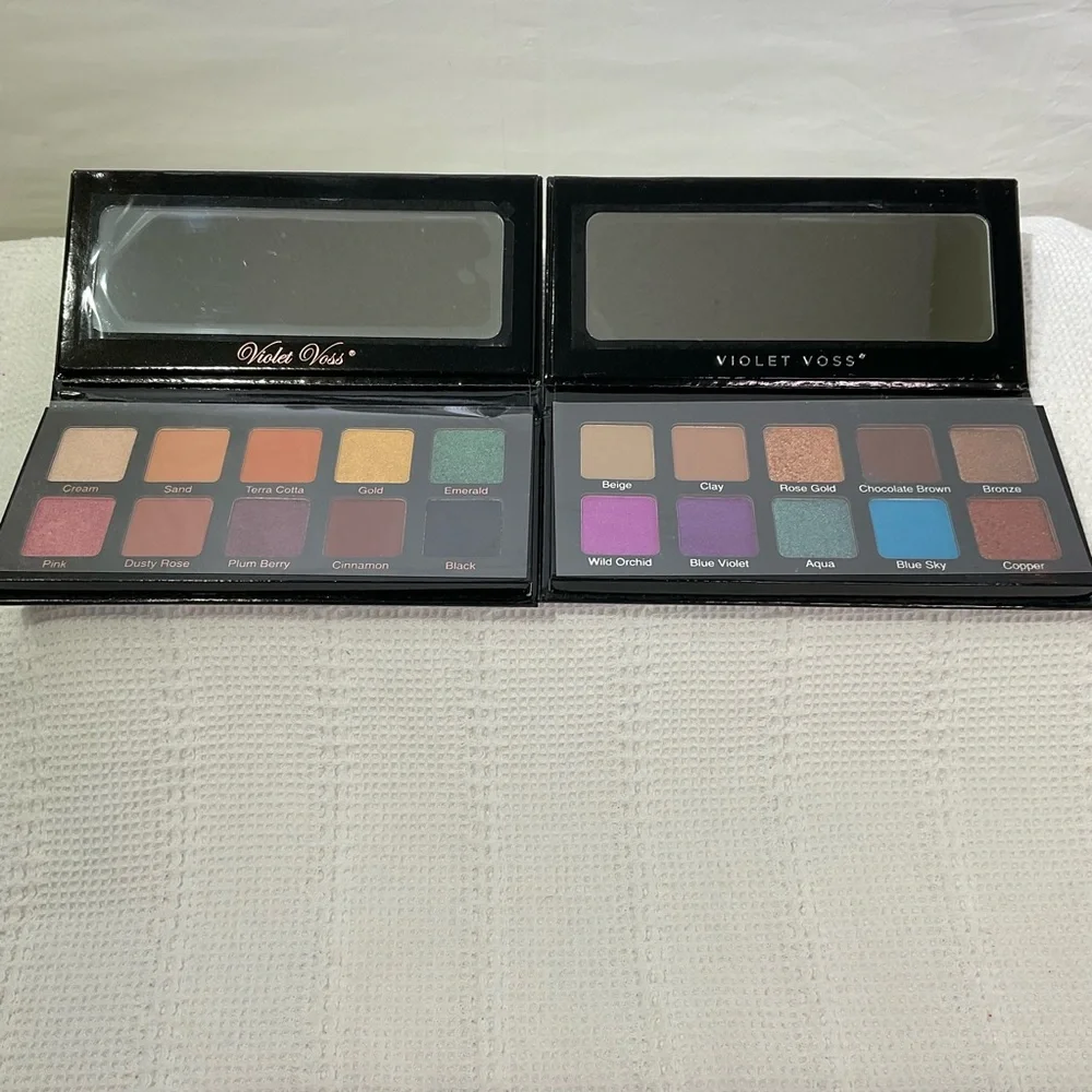 Lot of 2–Violet Voss Essentials‎ & Violet Voss Essentials 2 eyeshadow palettes